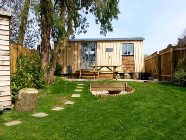 Luxury shepherd hut